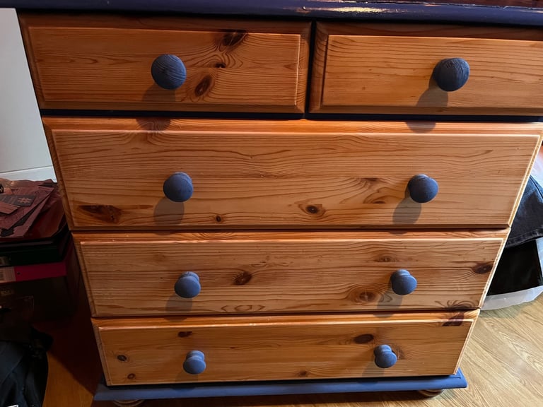 image for Upcycled pine chest of drawers 