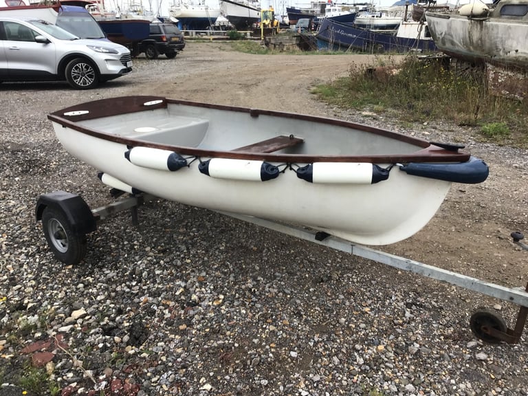 Boat Tender GRP 8ft with Road Trailer