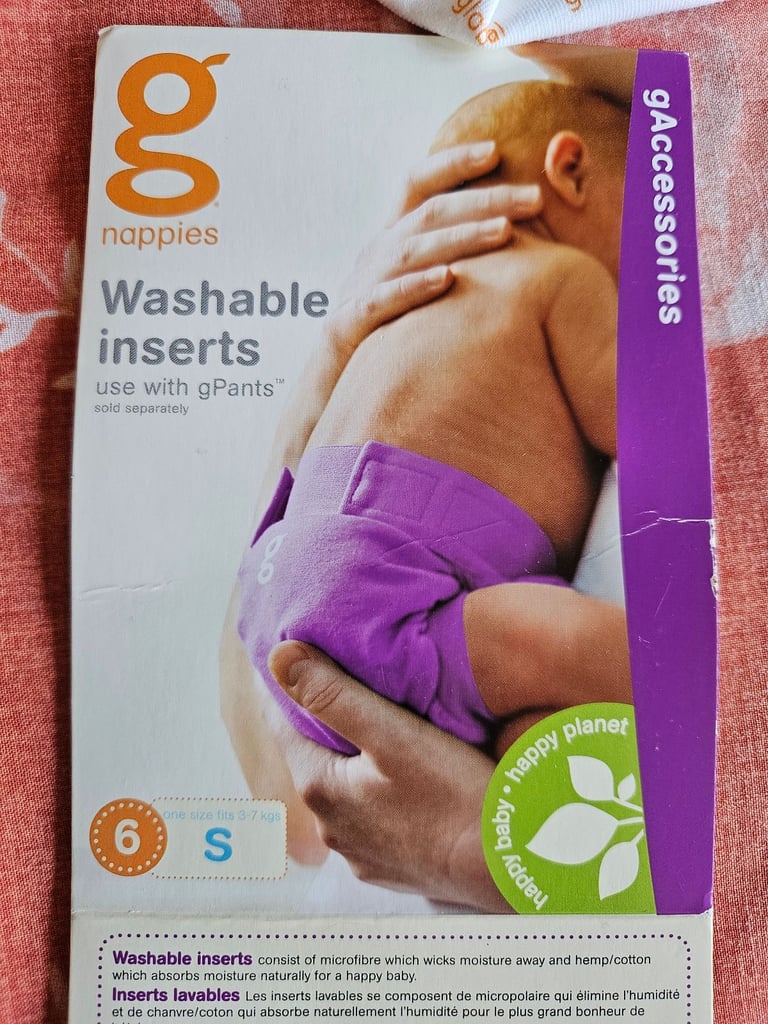 Gnappies Washable Nappies Bundle, 4 sizes, newborn to 16kg