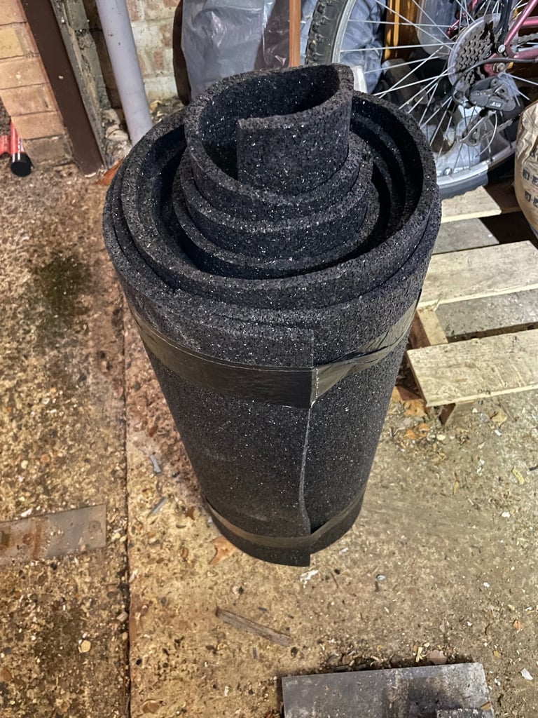 Acoustic-Impact (Sound proofing) Rubber Underlay - 10mm - floating flooring, CR0