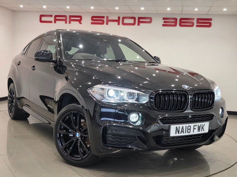 2018 18 BMW X6 3.0 30D M SPORT SUV 5DR DIESEL AUTO XDRIVE EURO 6 (S/S) (258 PS) 