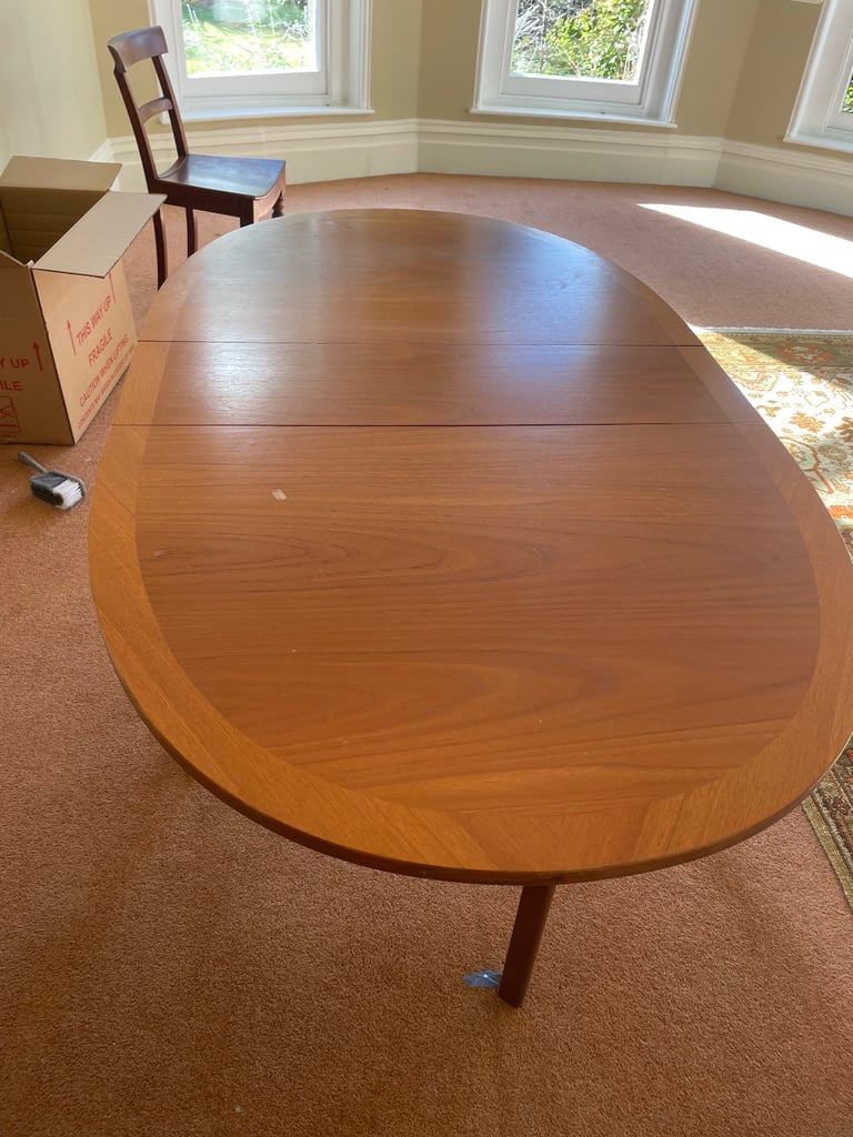 image for Mid Century drop leaf dining table