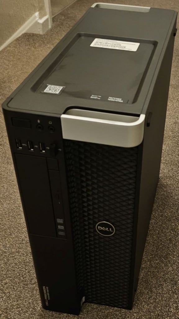image for Dell Precision T5810 PC/Workstation with Xeon E5-2697v4 processor, 32GB RAM, 240GB SSD and 3TB HDD.