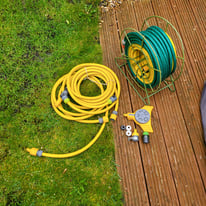 Garden hoses and various connectors etc..