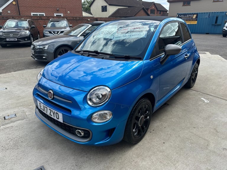 2017 Fiat 500 1.2 S 2dr CONVERTIBLE Petrol Manual
