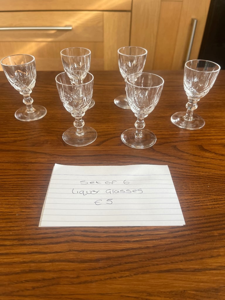 Vintage liquor glasses