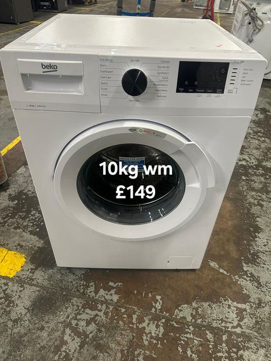 image for Beko 10kg washing machine 🌟 Free Delivery 🌟 120 Days Warranty 🌟 