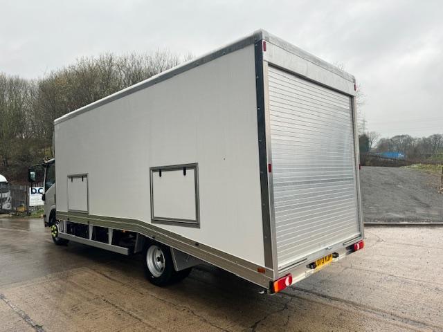 2024 ISUZU N75.190 Euro 6 19ft6 box covered car transporter 1477kms manual a/c