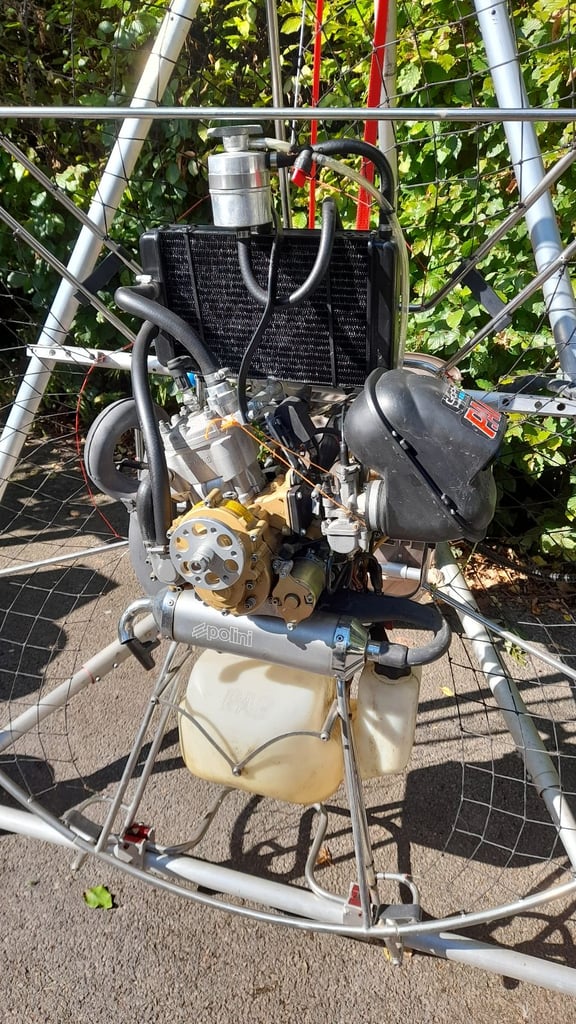 PAP Polini Thor 250 paramotor with spare E-Props