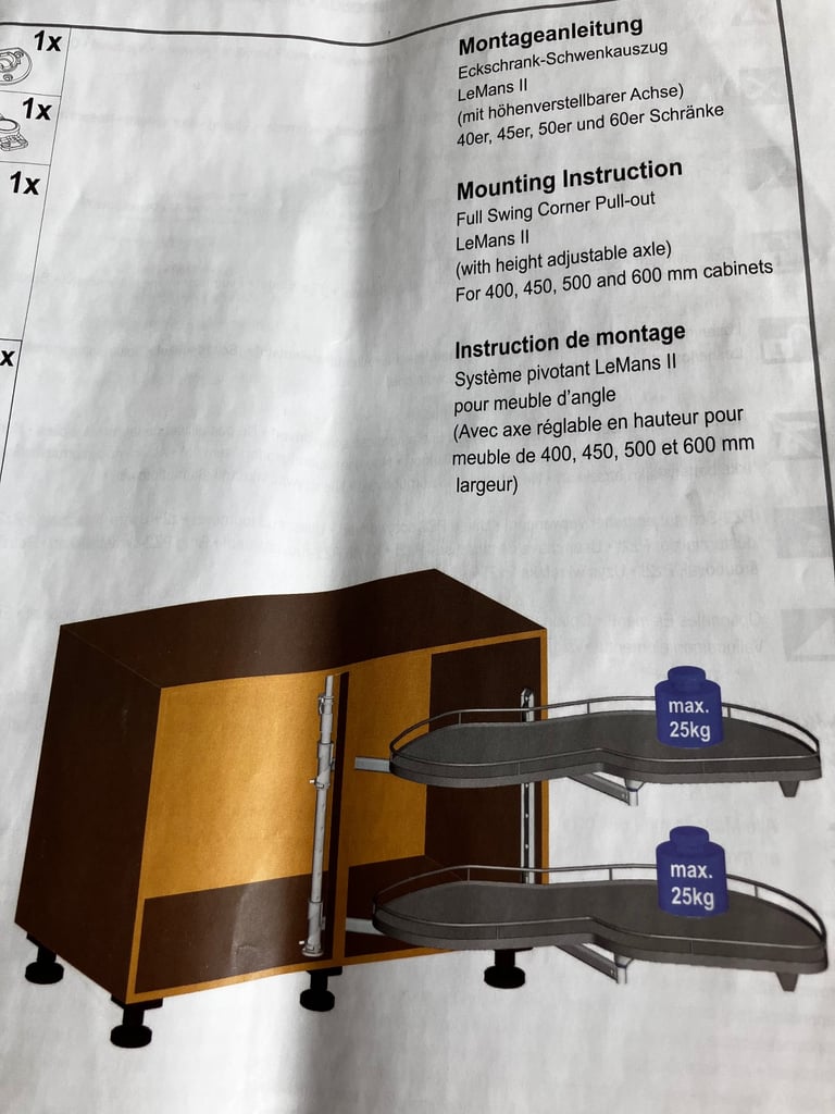 image for Le Mans 600mm Right Hand Corner Pullout