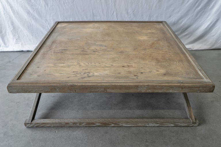 image for Low Square Elm Large Coffee Table | RRP £980