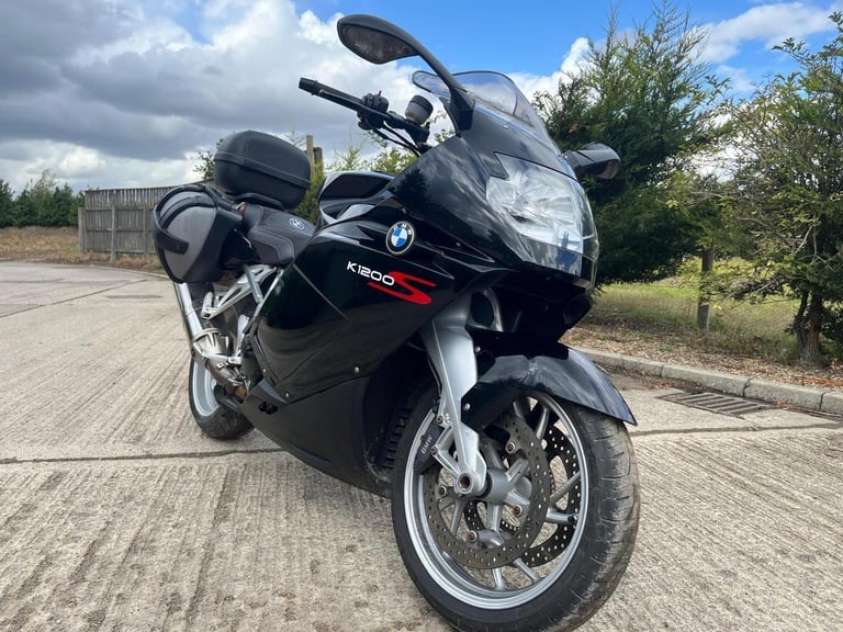 2007 07 BMW K1200S K 1200 S K1200 SPORTS TOURING CLEAN BLACK NEW MOT LUGGAGE