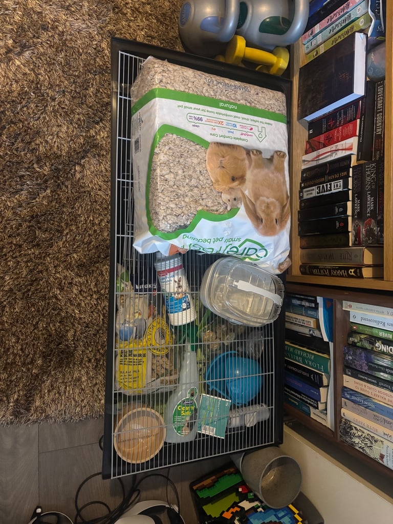 Hamster Cage and Misc Accessories