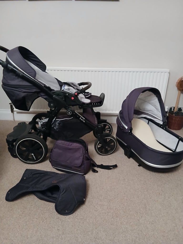 Pram and Bassinet with extras