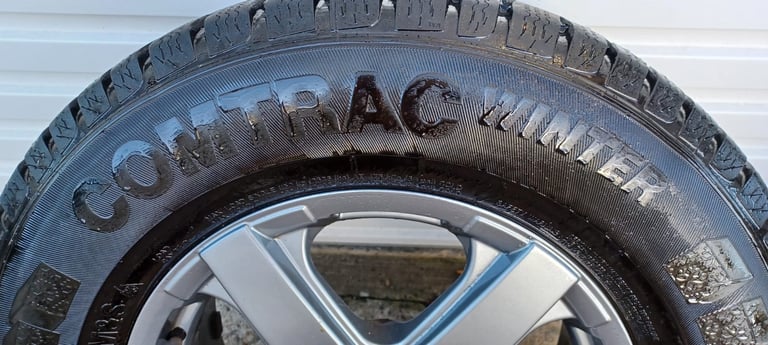 Winter tyres on 16” Fox alloy wheels
