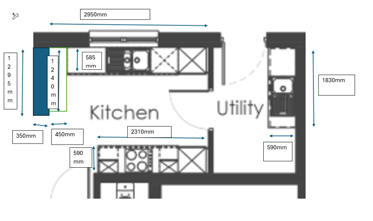 Modern kitchen for sale.