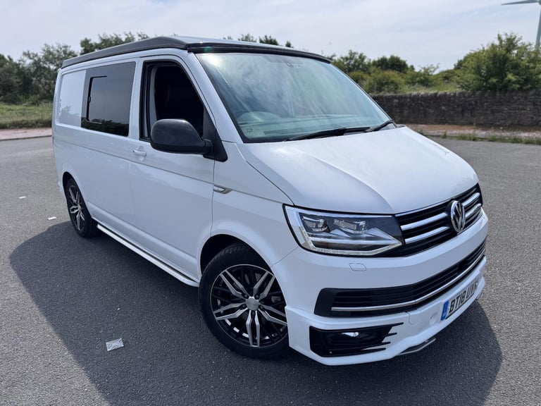 2018 VOLKSWAGEN TRANSPORTER T6 SPORTLINE 204BHP DSG. POP TOP. SOLAR.NO VAT