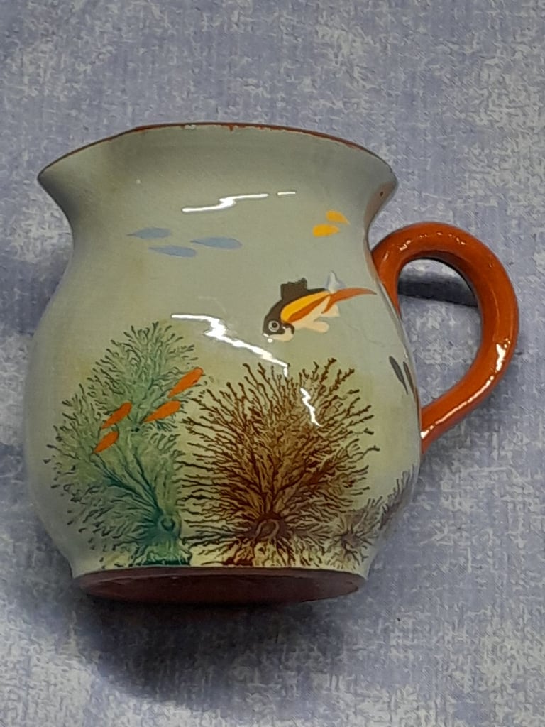 Vintage Dartmouth pottery Mocha wear jug