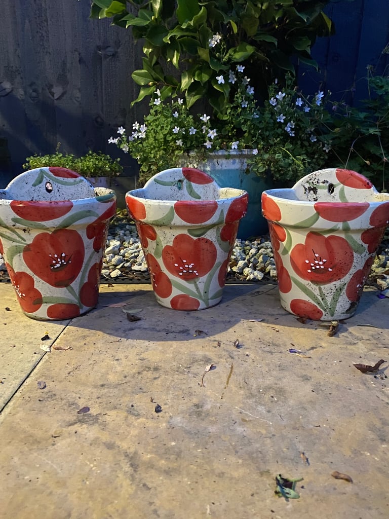 image for 3 wall plant pots