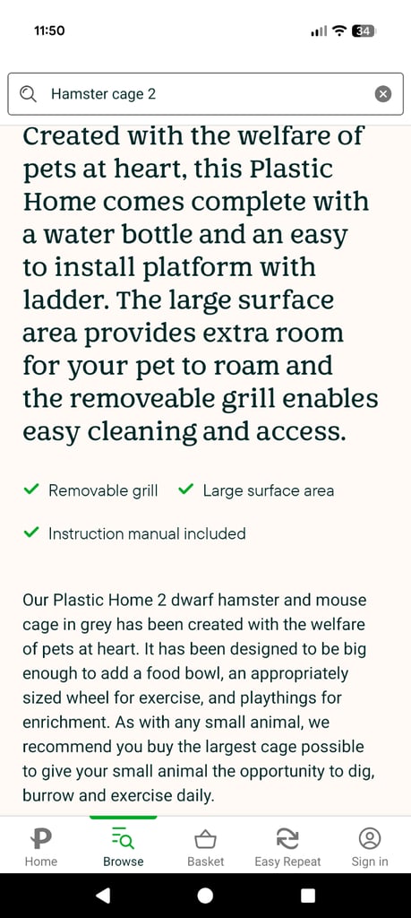 Hamster / mouse cage NEW