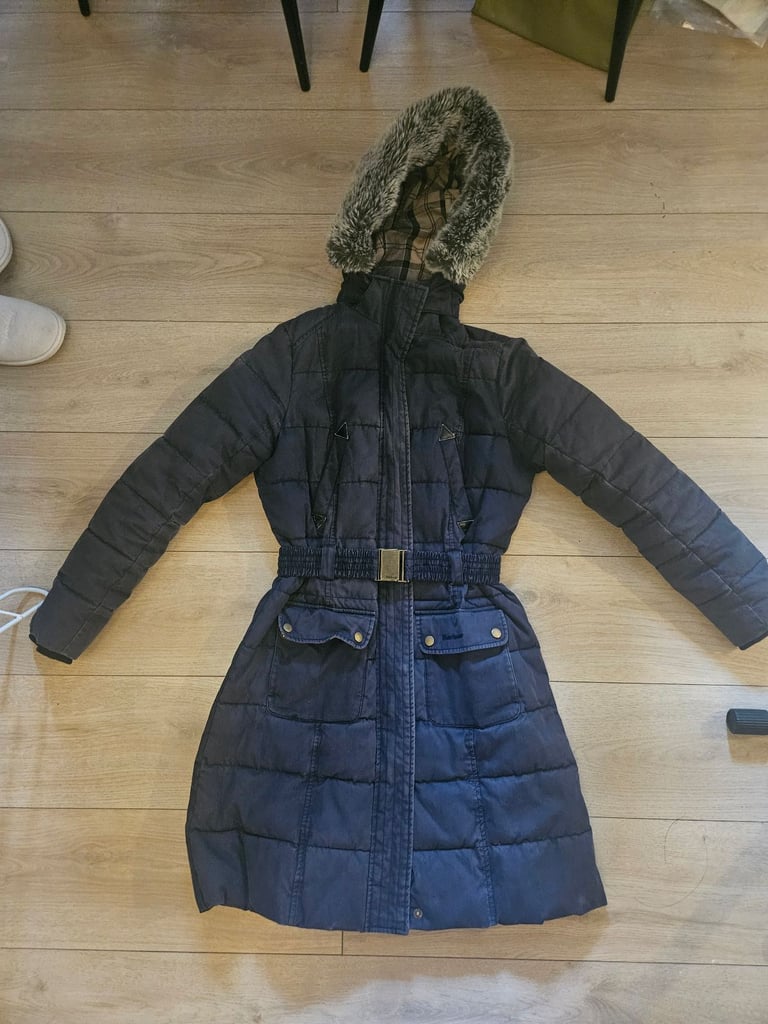 Barbour Navy Puffer Jacket