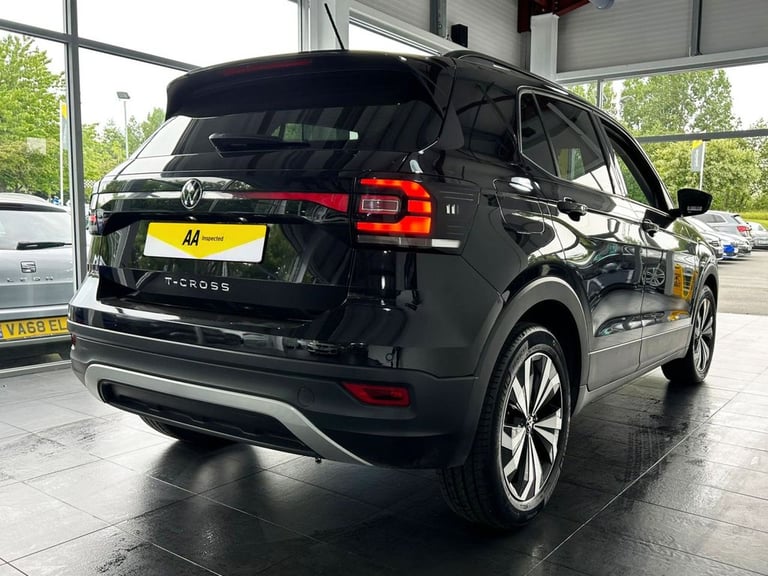 2022 Volkswagen T-Cross 1.0 TSI 110 Black Edition 5dr DSG HATCHBACK PETROL Automatic