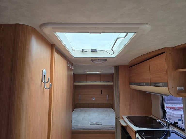 NOW SOLD 2009 Adria Adora 612DP 4 Berth Fixed Island Bed Caravan, Awning
