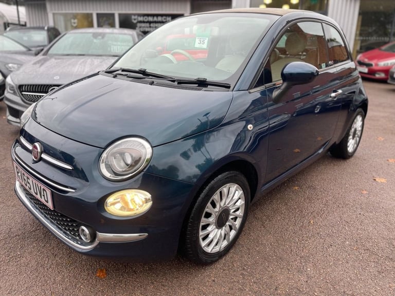 image for 2015 Fiat 500C 1.2 Lounge Convertible 2dr Petrol Dualogic Euro 6 (s/s) (69 bhp) Convertible Petro...