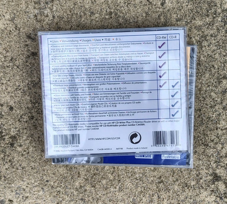 HP CD-RW Discs