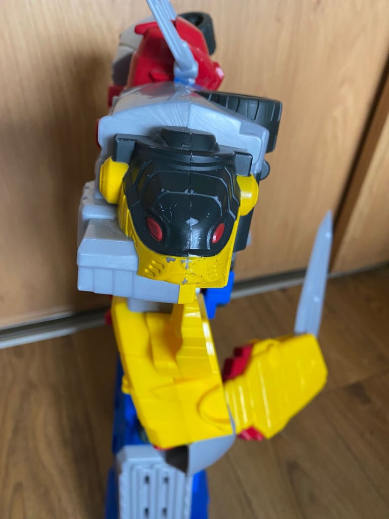 LARGE 20" POWER RANGERS BEAST MORPHERS BEAST-X MEGAZORD ACTION FIGURE WITH SWORD HASBRO 2019