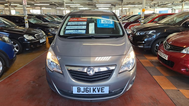 2011 Vauxhall Meriva Exclusive 1.7 CDTi Diesel Automatic 5-Door From £3,995 + Retail Package MPV ...