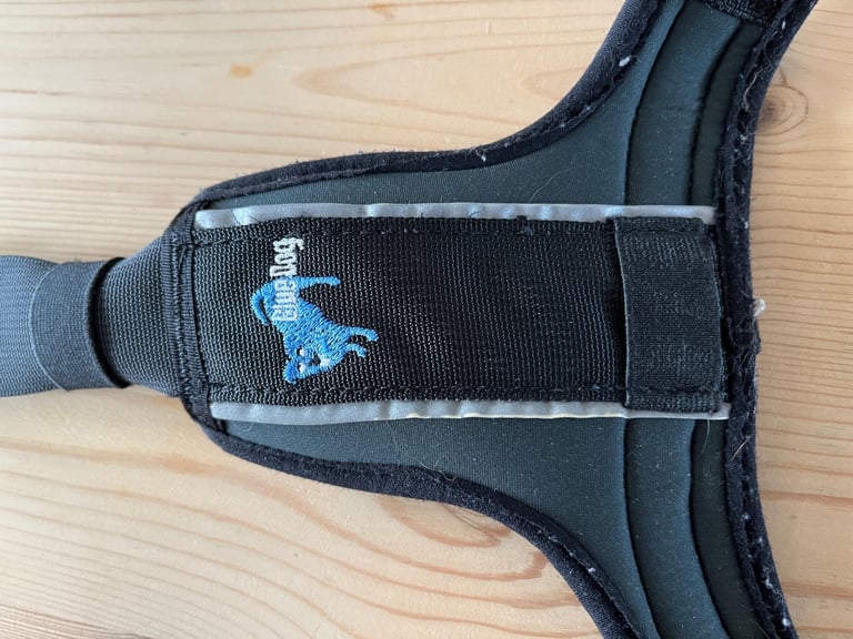 Dog harness (Help em up - blue dog U-band style)