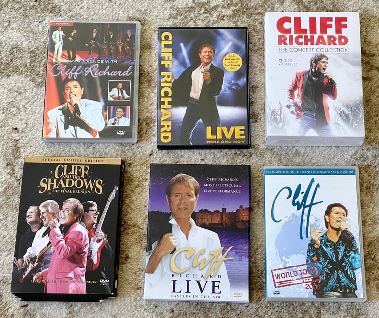 image for Cliff Richard Concerts 7 DVD Gift Set *Postage Available* Christmas Present for Mums