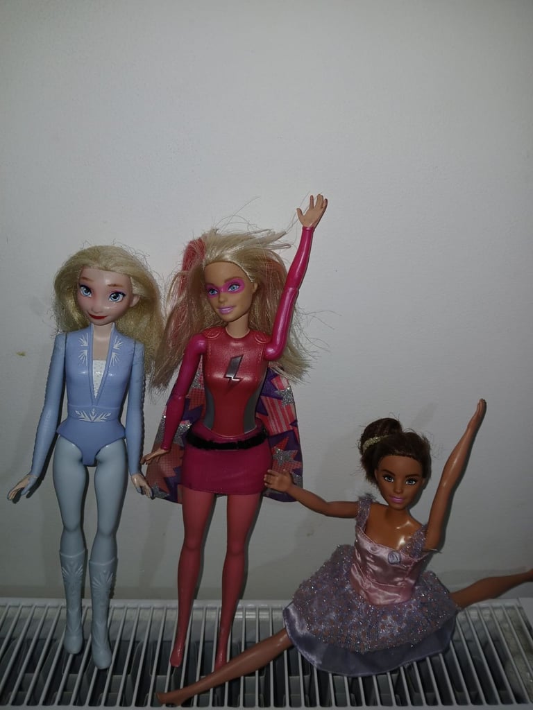 Doll Bundle Ballerina Superhero And Elsa