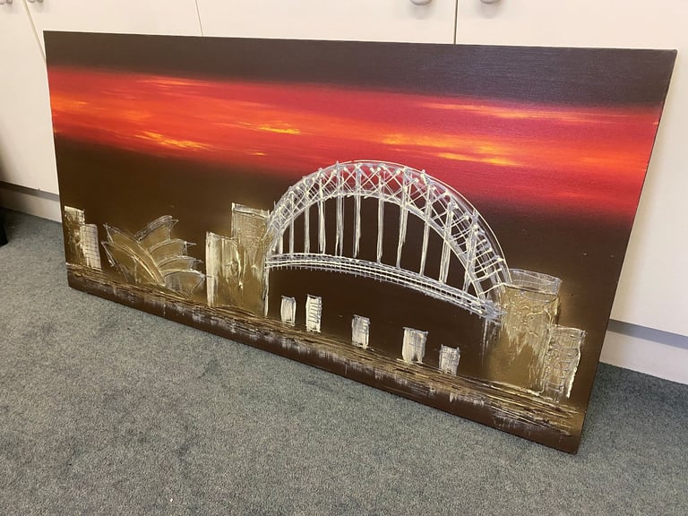 image for Sydney Opera House & Bridge Painting on Canvas
