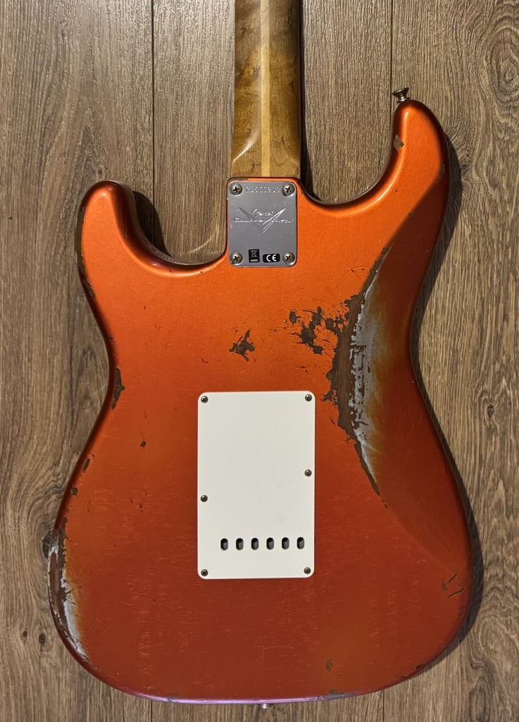 Fender Custom Shop '69 Tomatillo Stratocaster Heavy Relic Candy Tangerine - Trades