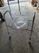 Disability toilet frame 