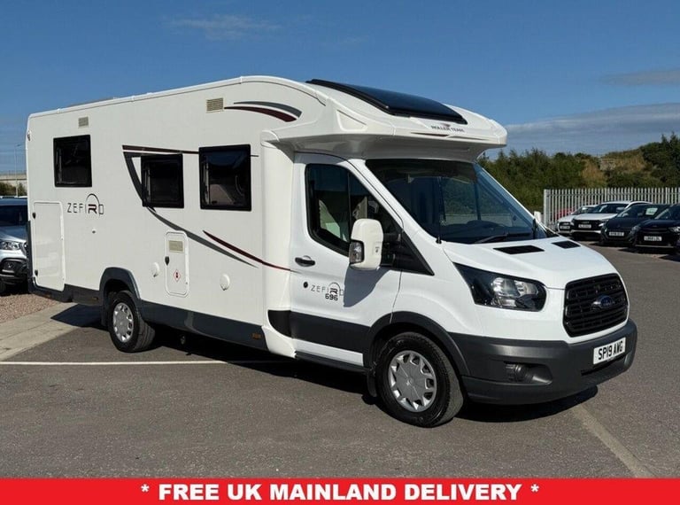 2019 Ford ROLLER TEAM ZEFIRO 696 MANUAL 2.0 4 BERTH MOTORHOME Diesel Manual