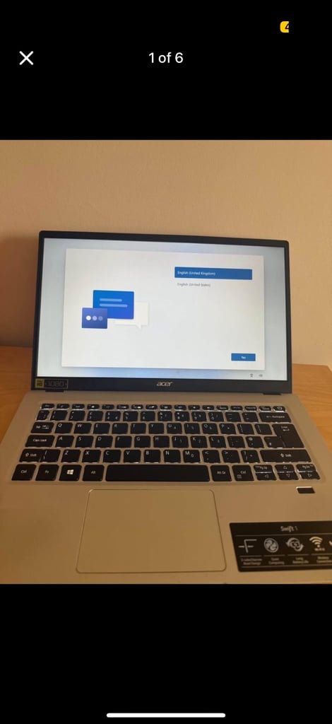 image for Acer Laptop  11H6030F