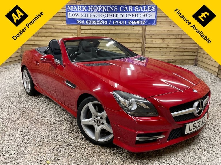 2012 Mercedes-Benz SLK 1.8 SLK200 BlueEfficiency AMG Sport Convertible 2dr Petrol G-Tronic+ Euro ...