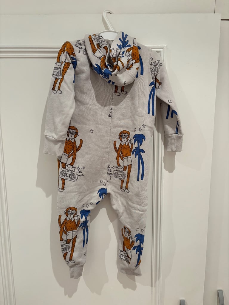 Mini Rodini cool monkey jump suit size 80/86 in good condition