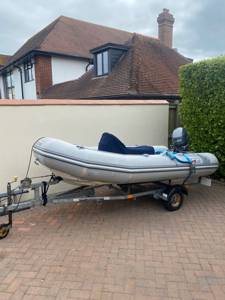 Avon 20hp rib boat
