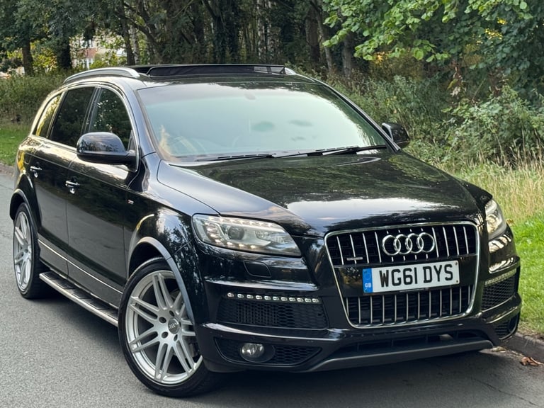 AUDI Q7 3.0 TDI QUATTRO S-LINE 7 SEATER~CHEAPER TAX BAND~BIG SPEC~