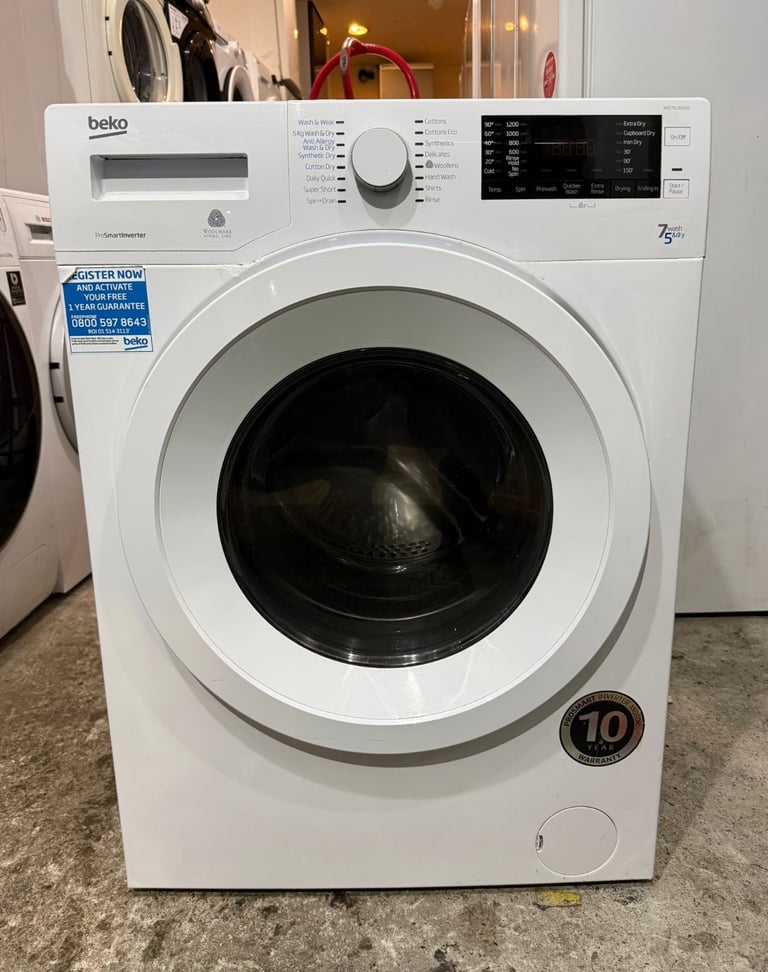 Beko 7kg Washer Dryer With Free Delivery N Warranty 
