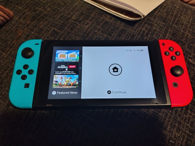 Nintendo switch console 