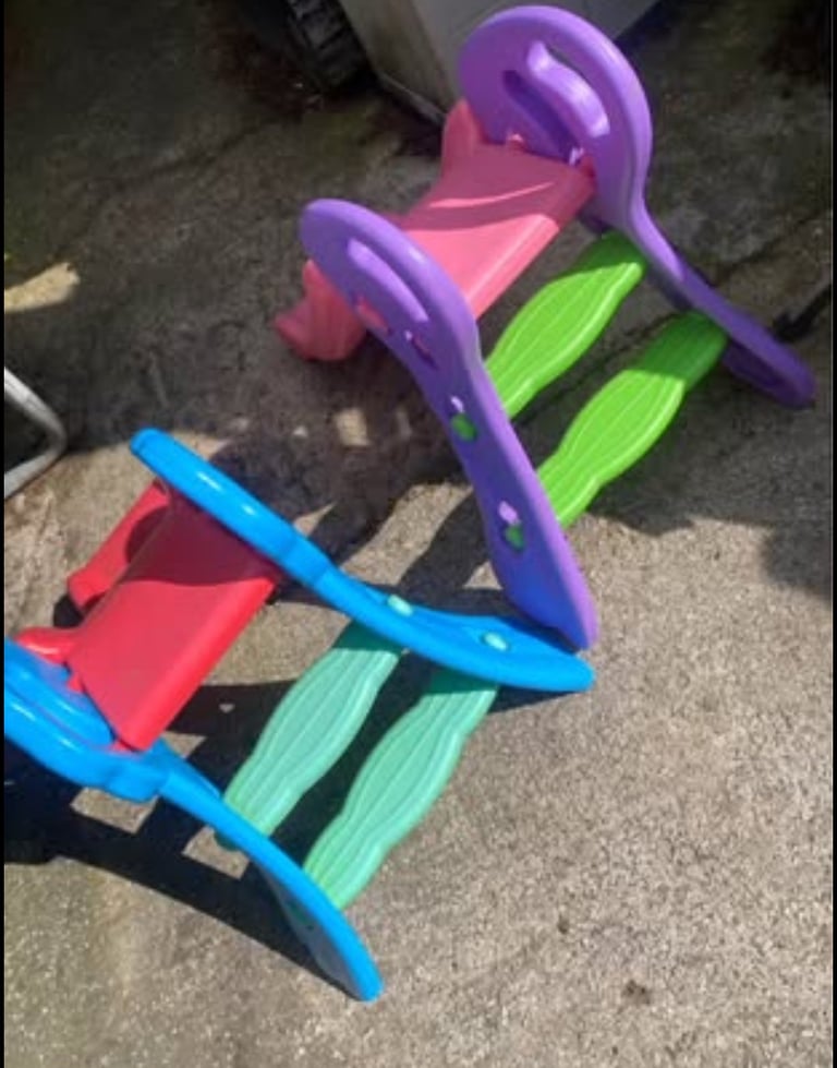 Baby / toddler garden slides folding fold up girls boys nursery