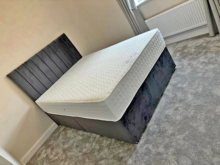 Divan Double (Single / King Size) Bed+Mattress CLEARANCE SALE ON BRAND NEW BEDS WITH MATTRESSES
