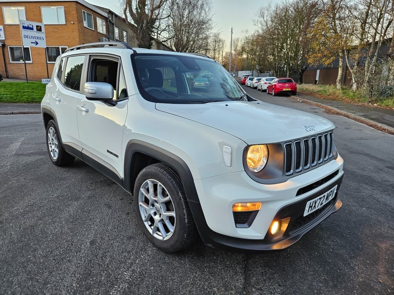 2022 72 Jeep Renegade 1.0 T3 GSE Limited White 5dr Damaged Repaired
