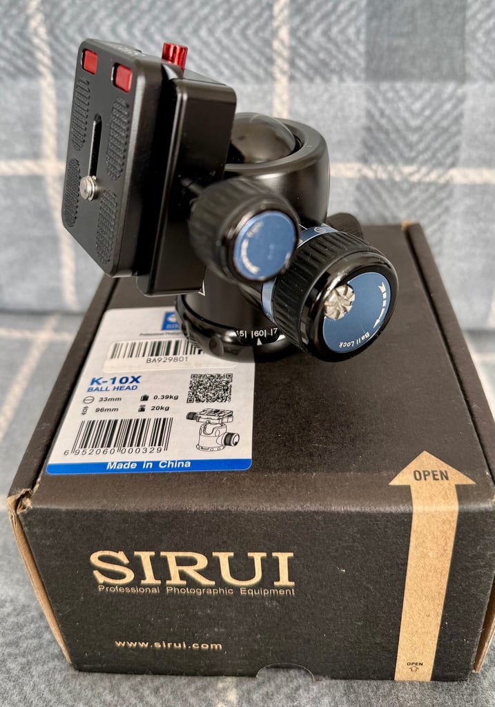 SIRUI K-10X BALL HEAD WITH TY-50 PLATE