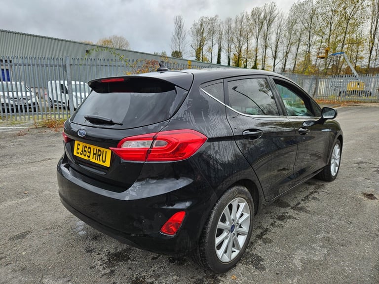 2019 69 FORD FIESTA 1.0 EcoBoost Titanium Black 5dr Damaged Salvage